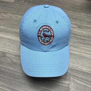 US Women's Open Golf Hat Blue Adjustable‎ Strap Pinehurst Cardinal Bird 2014
